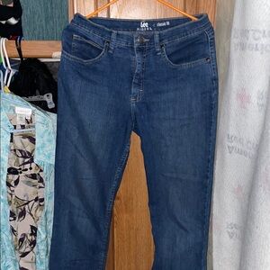 Women’s 10 Long blue jeans 31.5X32 Lee Riders Classic Fit